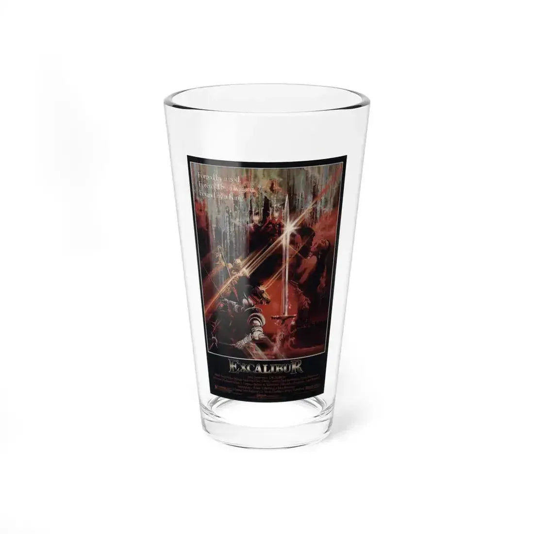 EXCALIBUR 1981 Movie Poster - Pint Glass 16oz 16oz - Go Mug Yourself