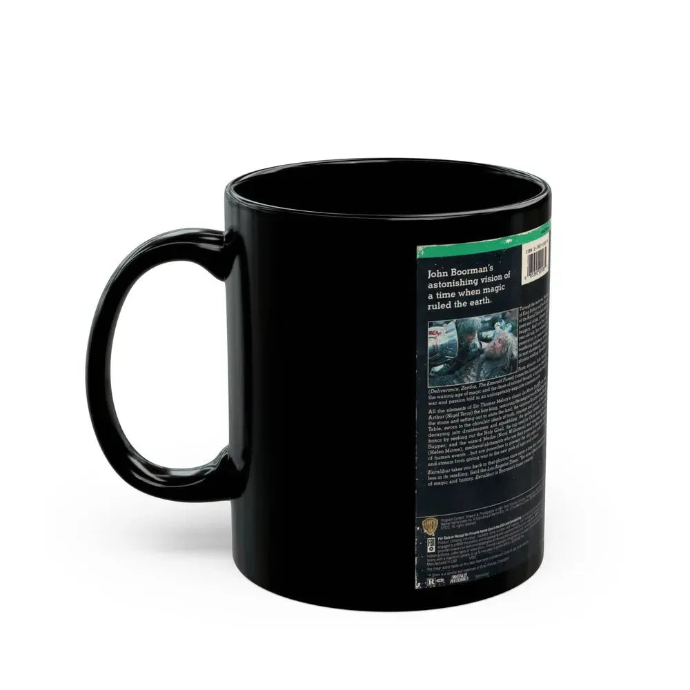 EXCALIBUR (VHS COVER) - Black Coffee Mug - Go Mug Yourself