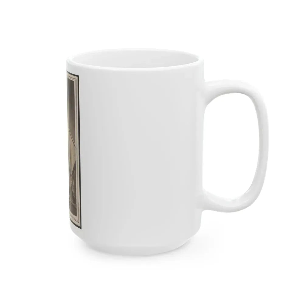 Excelsior Banner Awarded To The 50th Illinois Infantry Regiment As First Prize In A Drill Competition (U.S. Civil War) White Coffee Mug - Go Mug Yourself