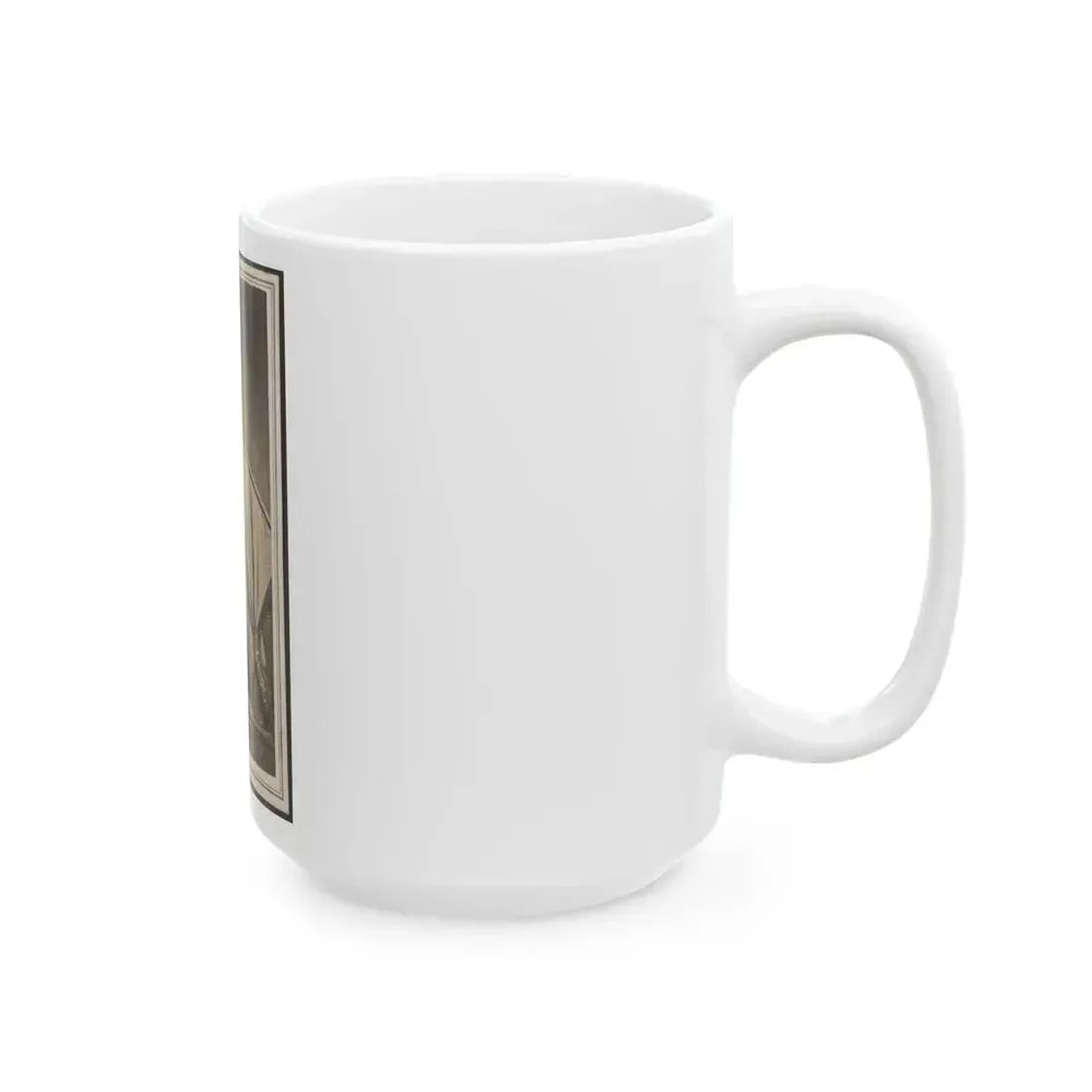 Excelsior Banner Awarded To The 50th Illinois Infantry Regiment As First Prize In A Drill Competition (U.S. Civil War) White Coffee Mug - Go Mug Yourself