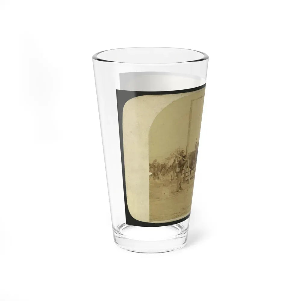 Execution Of Private William Johnson, 23 Regt., U.S.C.T. (U.S. Civil War) Pint Glass 16oz - Go Mug Yourself