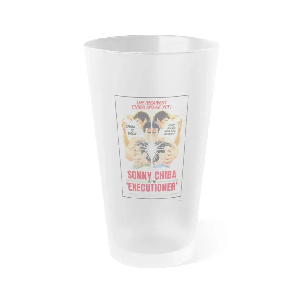 EXECUTIONER 1974 Movie Poster - Frosted Pint Glass 16oz 16oz Frosted - Go Mug Yourself