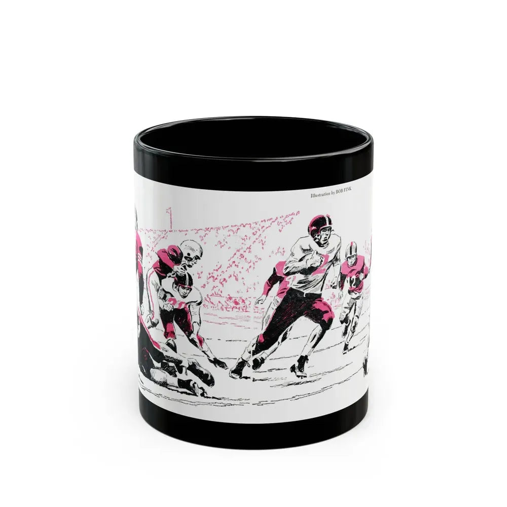 Executive Fullback, Bluebook Magazine, November 1953 - Black Coffee Mug 11oz - Go Mug Yourself
