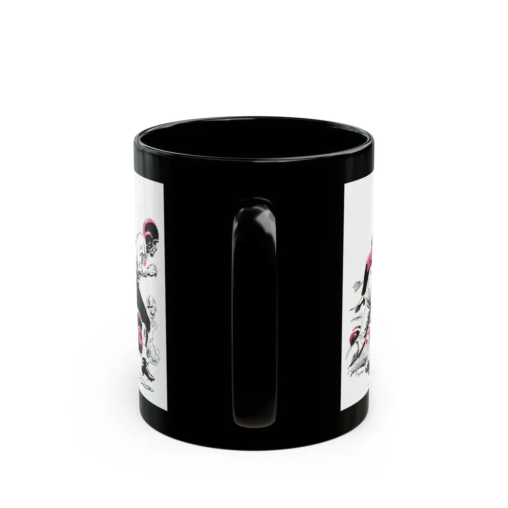 Executive Fullback, Bluebook Magazine, November 1953 - Black Coffee Mug - Go Mug Yourself