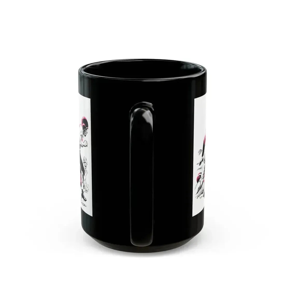 Executive Fullback, Bluebook Magazine, November 1953 - Black Coffee Mug - Go Mug Yourself