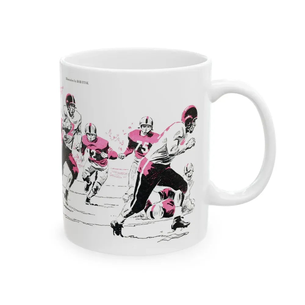 Executive Fullback, Bluebook Magazine, November 1953 - White Coffee Mug - Go Mug Yourself