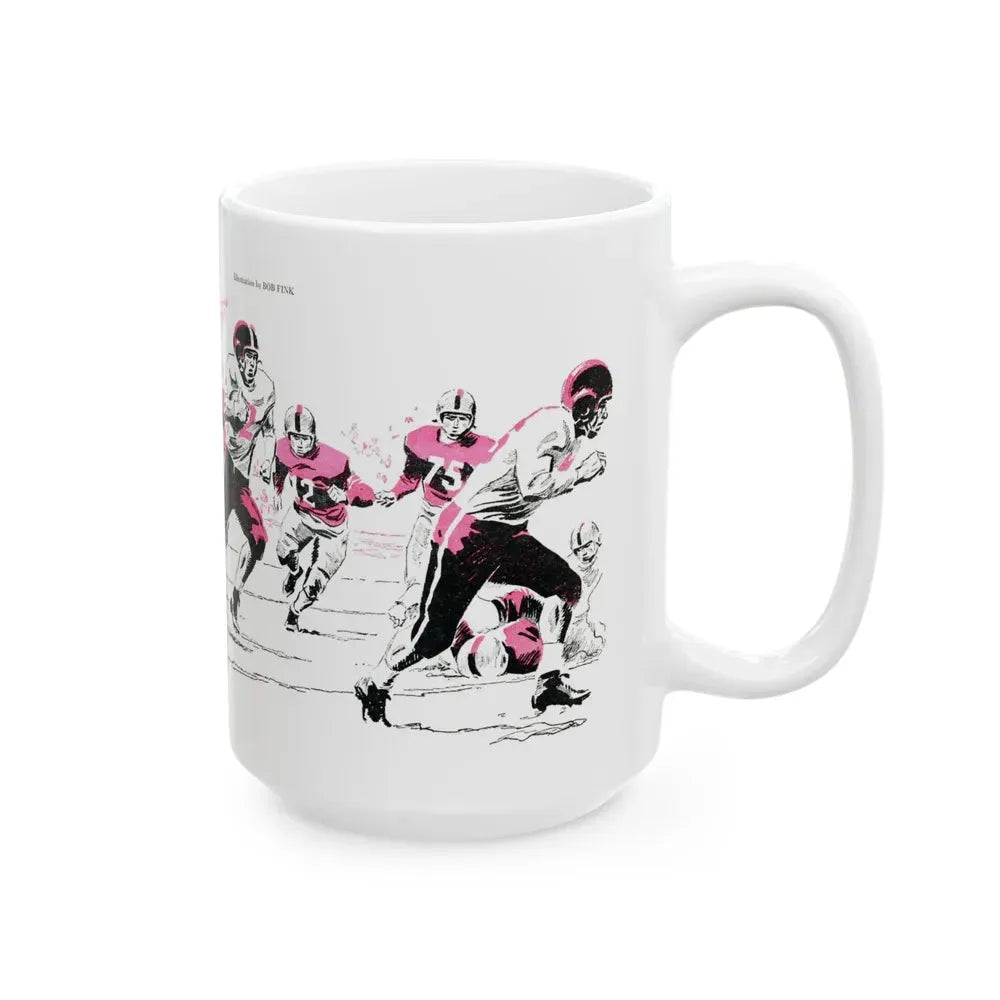Executive Fullback, Bluebook Magazine, November 1953 - White Coffee Mug - Go Mug Yourself