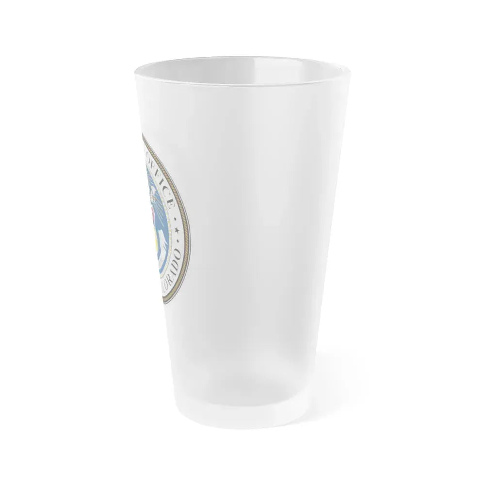 Executive Office of Colorado - Frosted Pint Glass 16oz - Go Mug Yourself