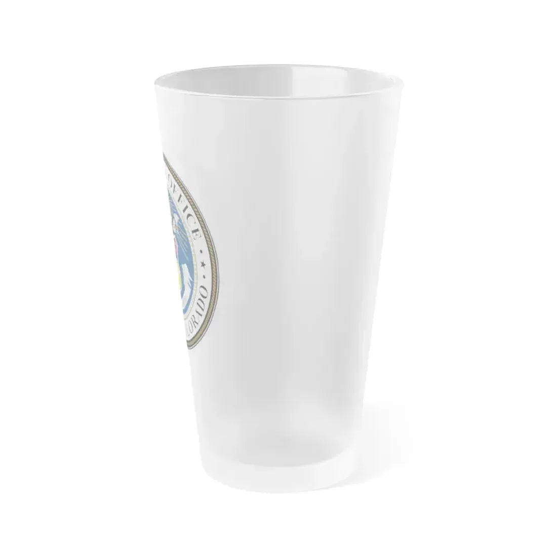 Executive Office of Colorado - Frosted Pint Glass 16oz - Go Mug Yourself