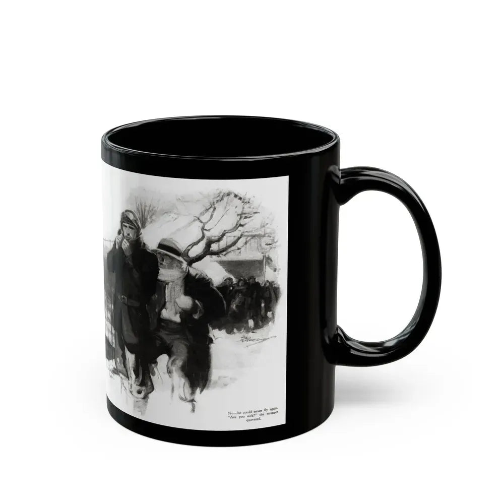 Exiles of the Sky (1), Redbook magazine, December 1926 - Black Coffee Mug - Go Mug Yourself