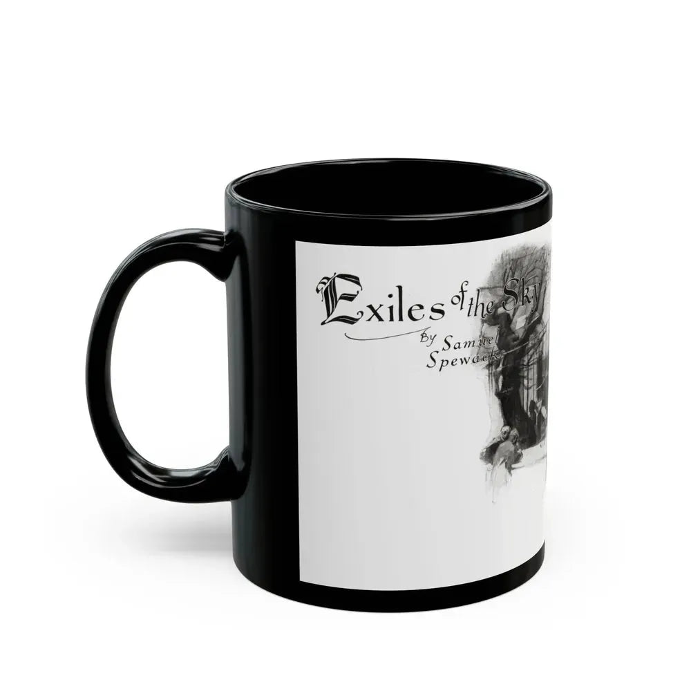 Exiles of the Sky (1), Redbook magazine, December 1926 - Black Coffee Mug - Go Mug Yourself