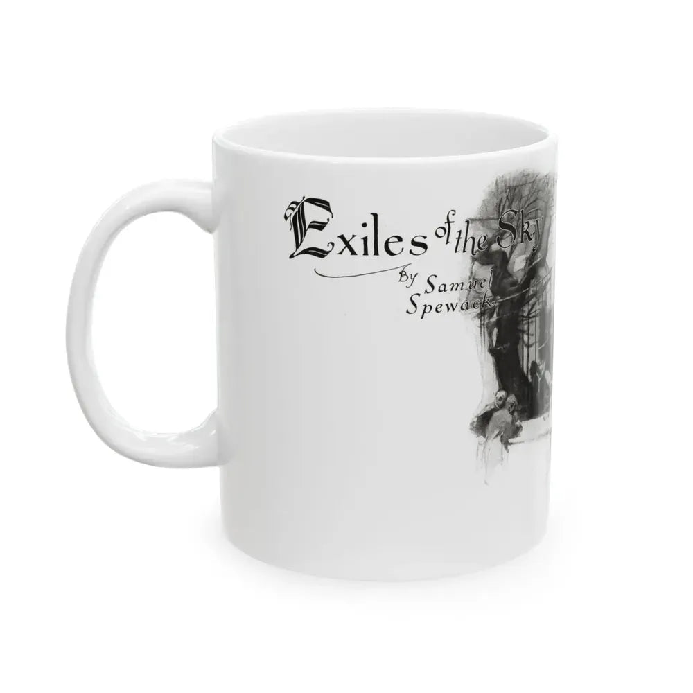 Exiles of the Sky (1), Redbook magazine, December 1926 - White Coffee Mug - Go Mug Yourself