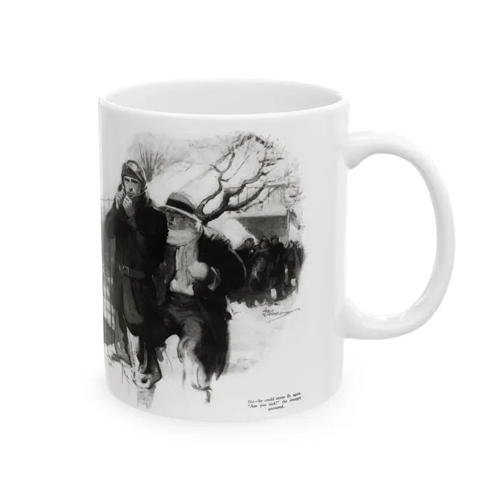 Exiles of the Sky (1), Redbook magazine, December 1926 - White Coffee Mug - Go Mug Yourself