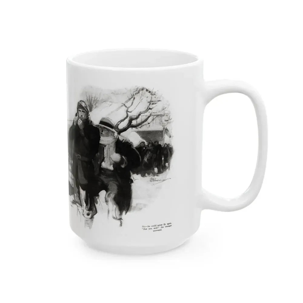 Exiles of the Sky (1), Redbook magazine, December 1926 - White Coffee Mug - Go Mug Yourself