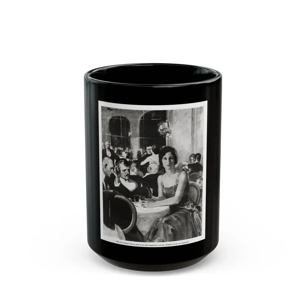 Exiles of the Sky (2), Redbook magazine, December 1926 - Black Coffee Mug 15oz - Go Mug Yourself