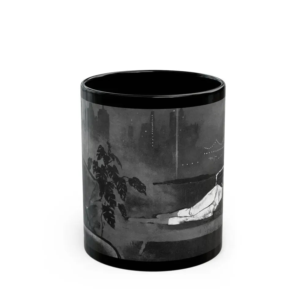Exit in Poetry, Fling magazine, No. 11, 1959 - Black Coffee Mug 11oz - Go Mug Yourself