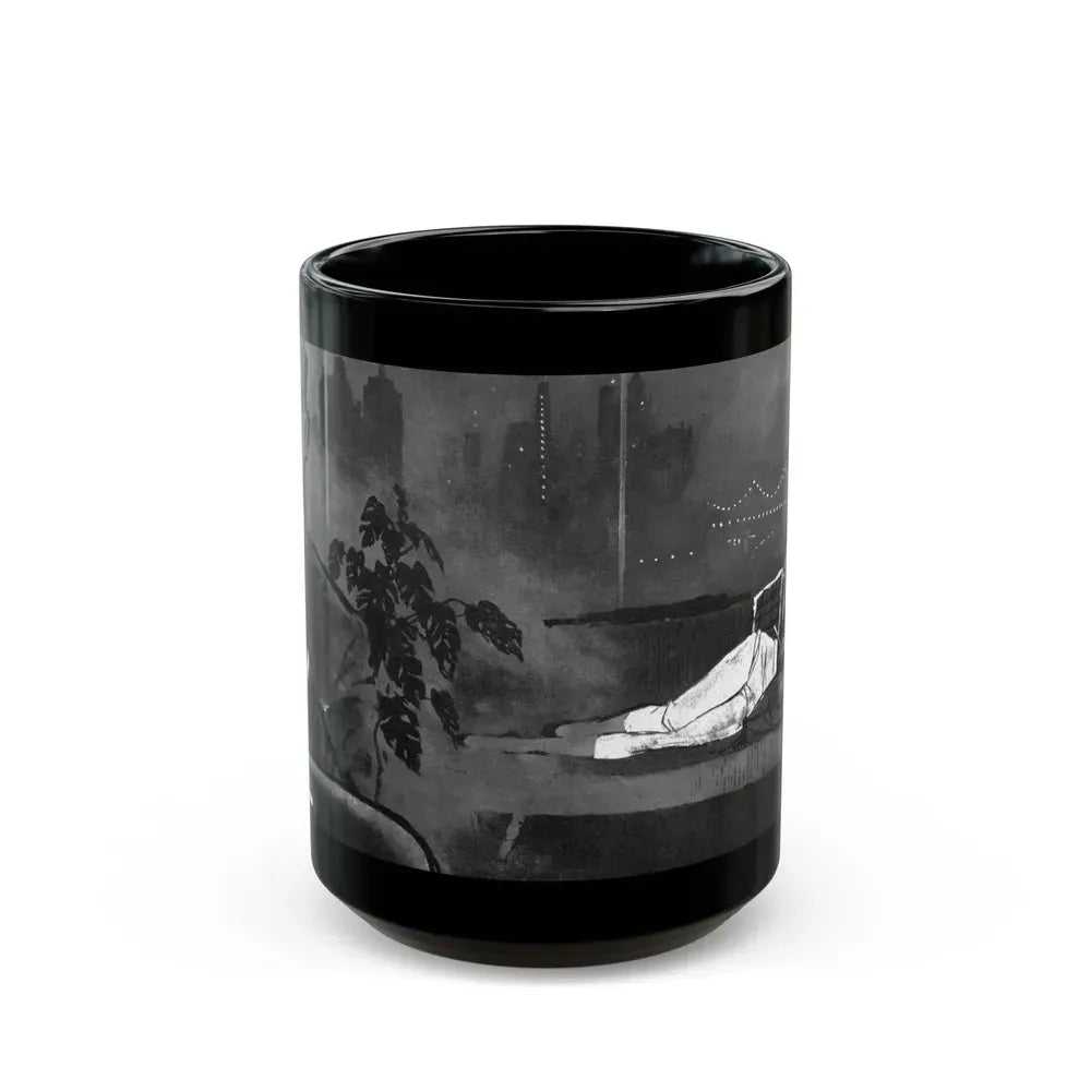 Exit in Poetry, Fling magazine, No. 11, 1959 - Black Coffee Mug 15oz - Go Mug Yourself