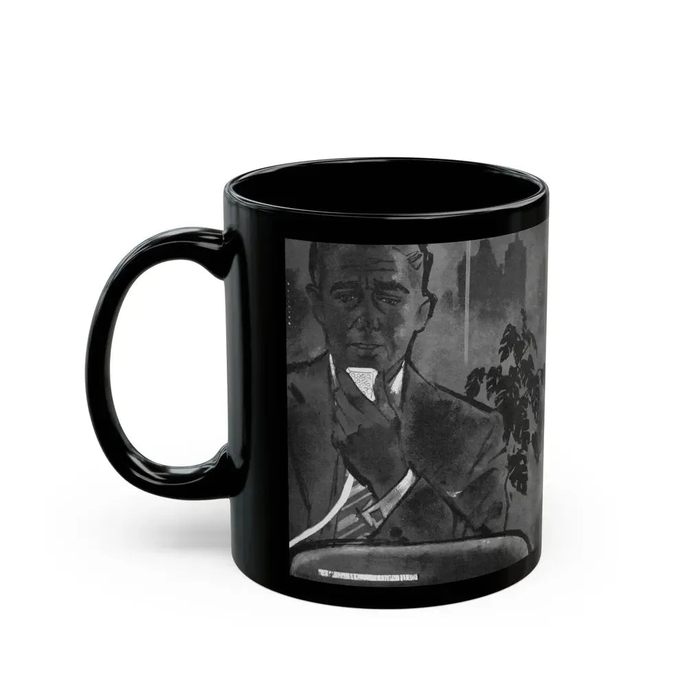 Exit in Poetry, Fling magazine, No. 11, 1959 - Black Coffee Mug - Go Mug Yourself