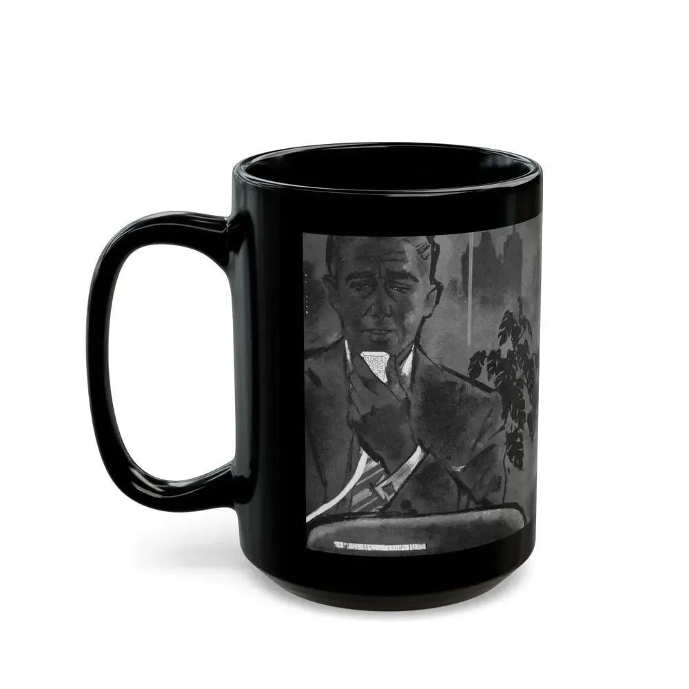 Exit in Poetry, Fling magazine, No. 11, 1959 - Black Coffee Mug - Go Mug Yourself