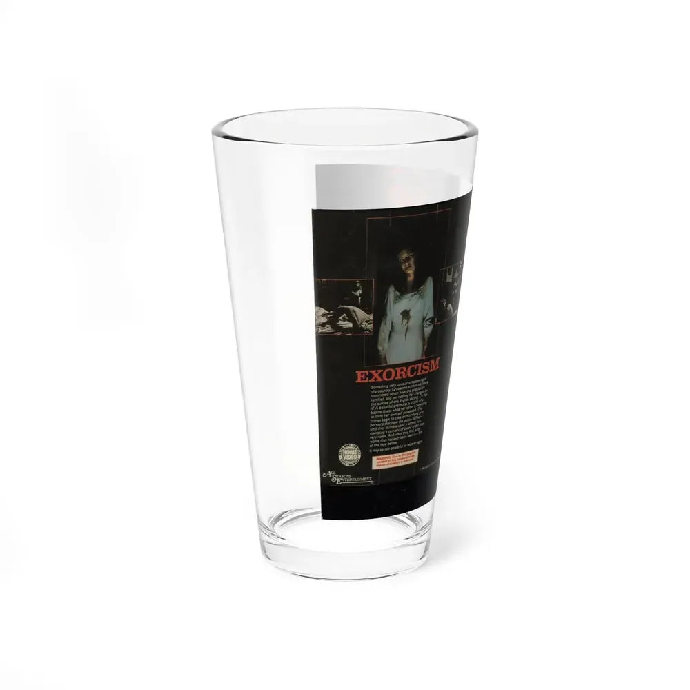 EXORCISM (VHS COVER) Pint Glass 16oz - Go Mug Yourself