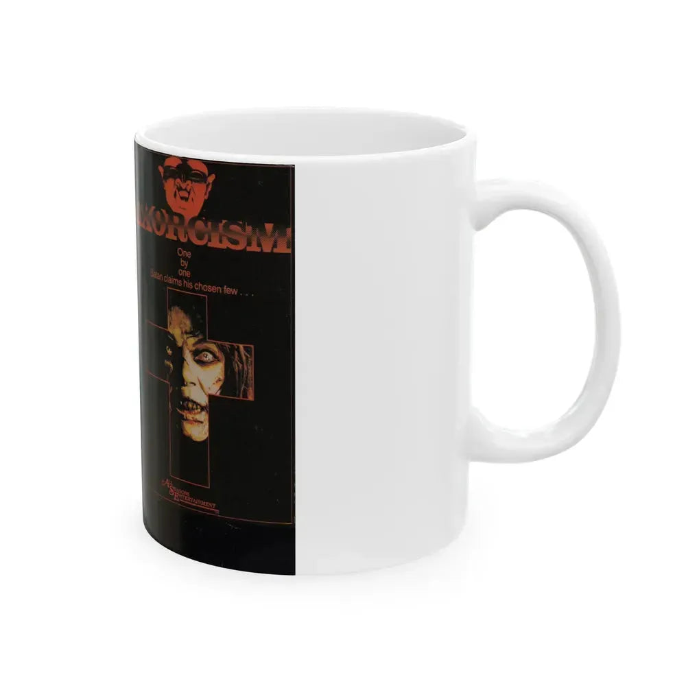 EXORCISM (VHS COVER) - White Coffee Mug - Go Mug Yourself