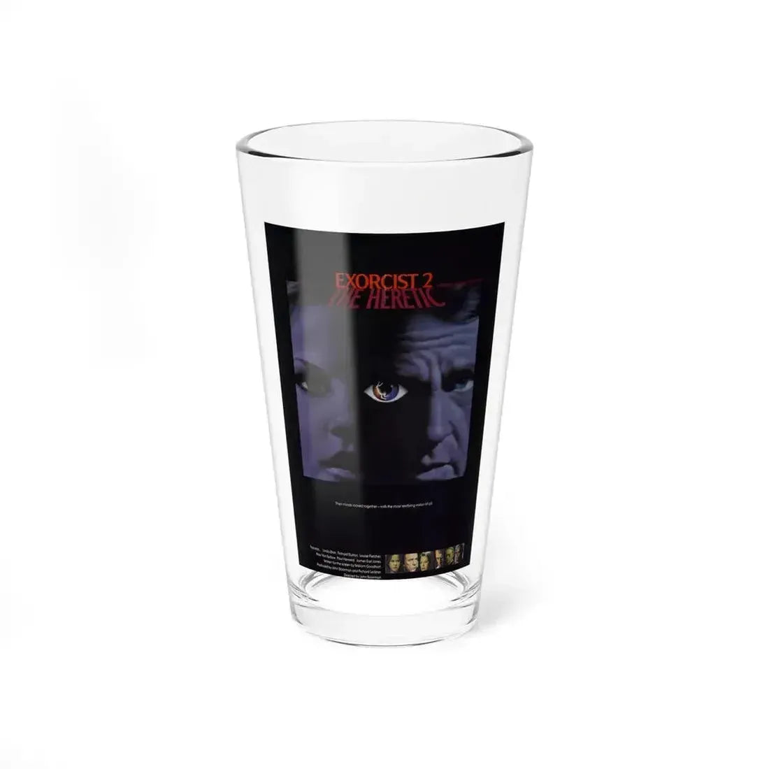 EXORCIST II 1977 Movie Poster - Pint Glass 16oz 16oz - Go Mug Yourself