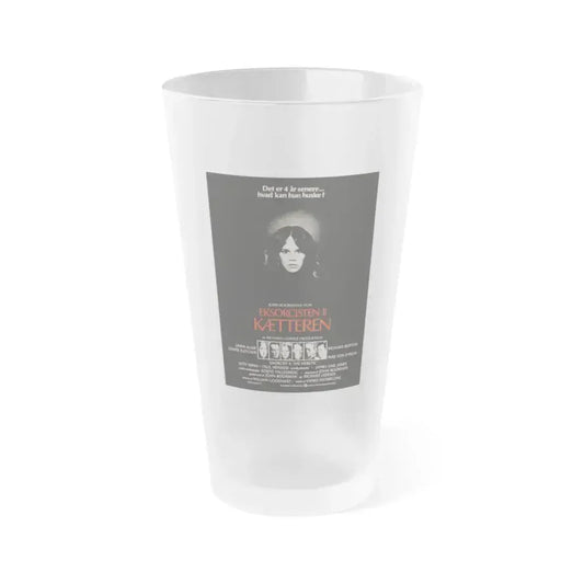EXORCIST II (DANISH) 1977 Movie Poster - Frosted Pint Glass 16oz 16oz Frosted - Go Mug Yourself