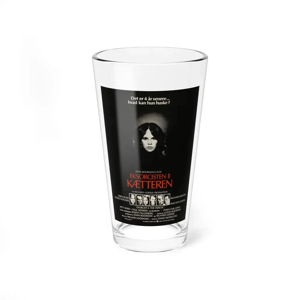 EXORCIST II (DANISH) 1977 Movie Poster - Pint Glass 16oz 16oz - Go Mug Yourself