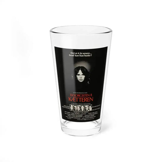 EXORCIST II (DANISH) 1977 Movie Poster - Pint Glass 16oz 16oz - Go Mug Yourself