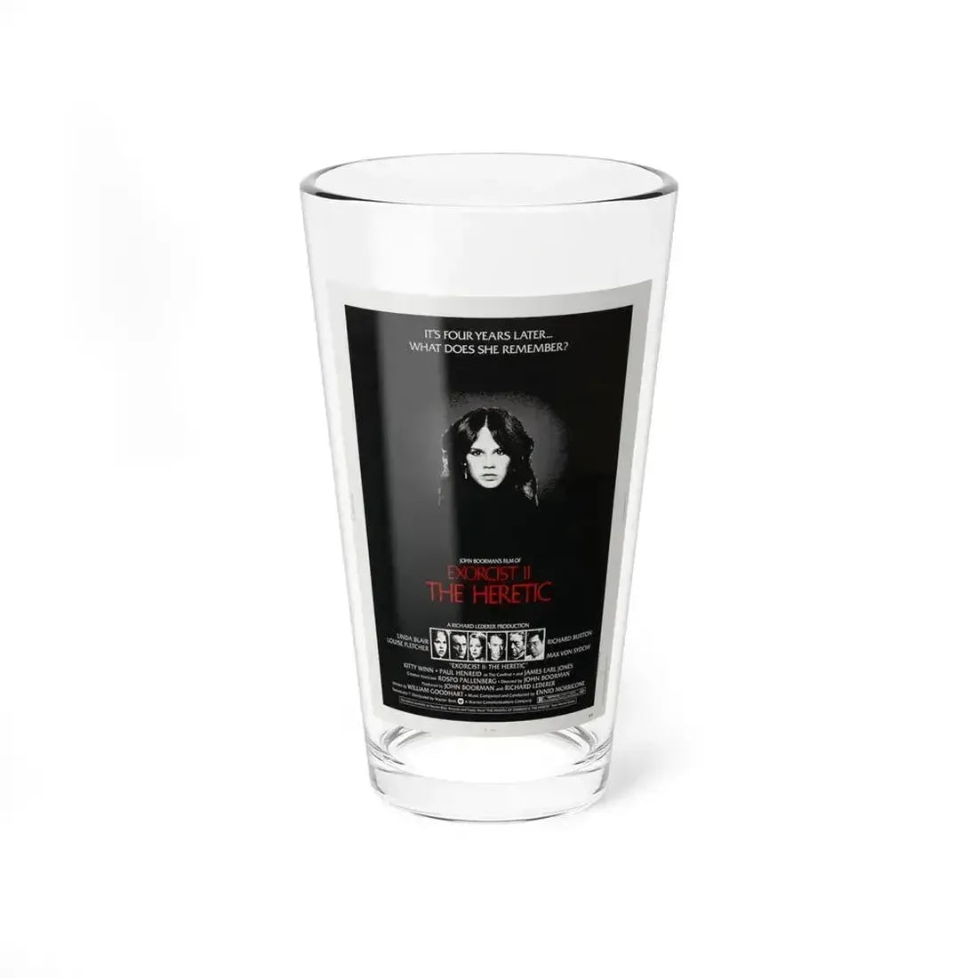 EXORCIST II THE HERETIC 1977 Movie Poster - Pint Glass 16oz 16oz - Go Mug Yourself