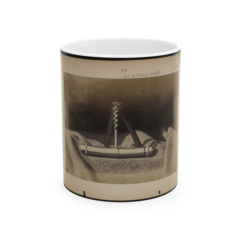 Expedients For Crossing Streams, Pocket Auger Used To Construct The Frames Of The Blanket Boats (U.S. Civil War) White Coffee Mug 11oz - Go Mug Yourself