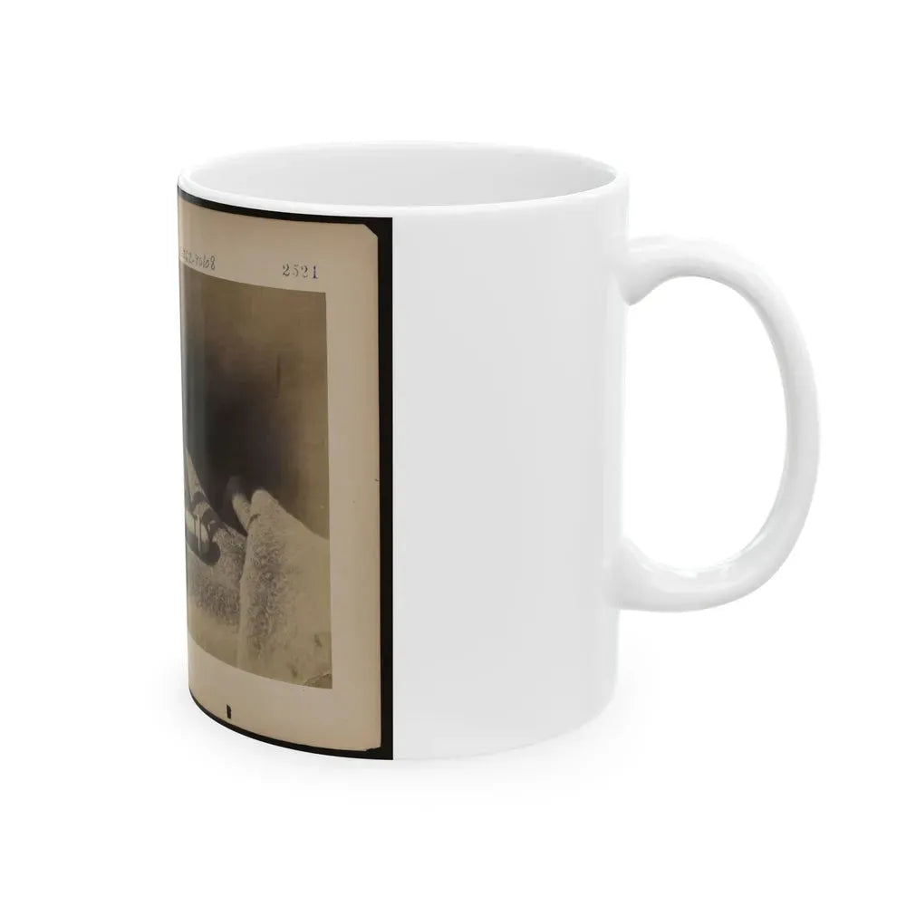 Expedients For Crossing Streams, Pocket Auger Used To Construct The Frames Of The Blanket Boats (U.S. Civil War) White Coffee Mug - Go Mug Yourself