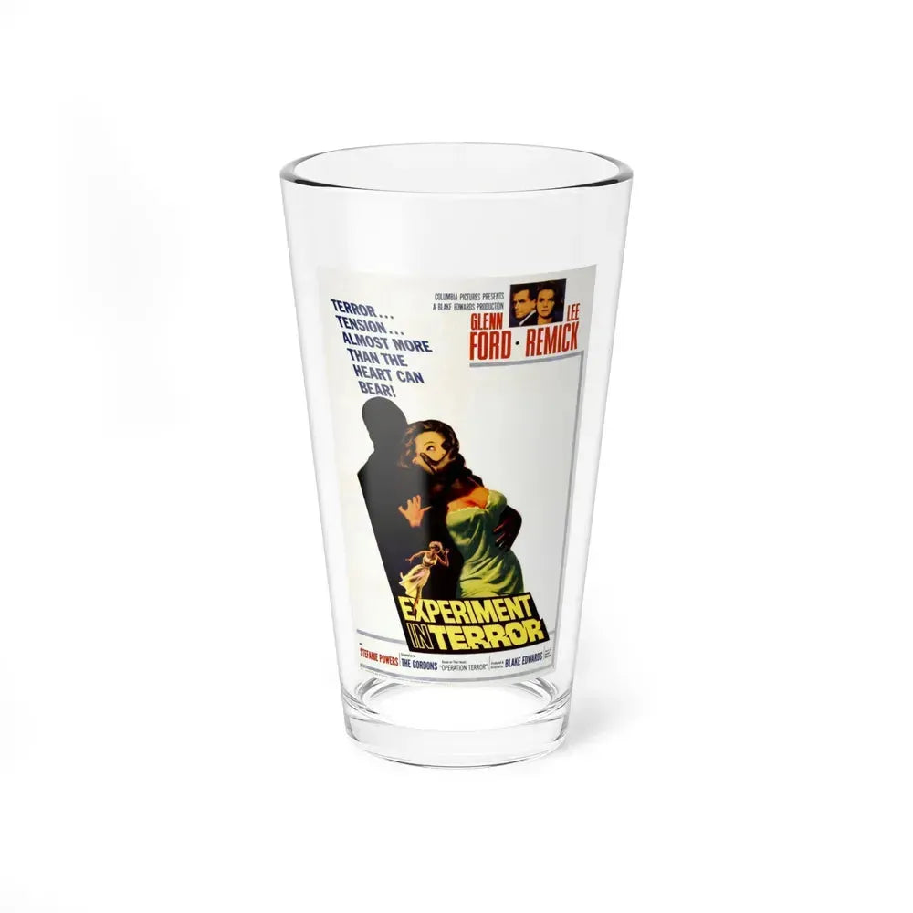 EXPERIMENT IN TERROR 1962 Movie Poster - Pint Glass 16oz 16oz - Go Mug Yourself