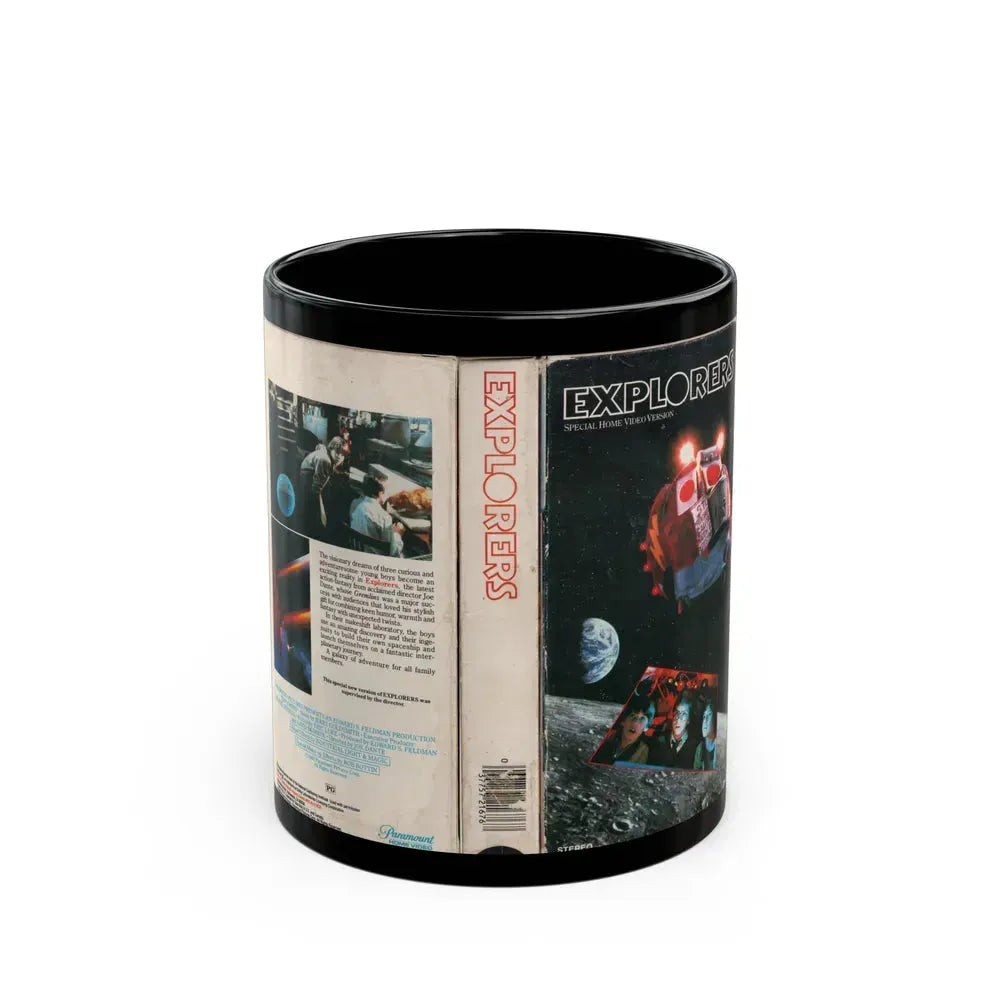 EXPLORERS (VHS COVER) - Black Coffee Mug 11oz - Go Mug Yourself