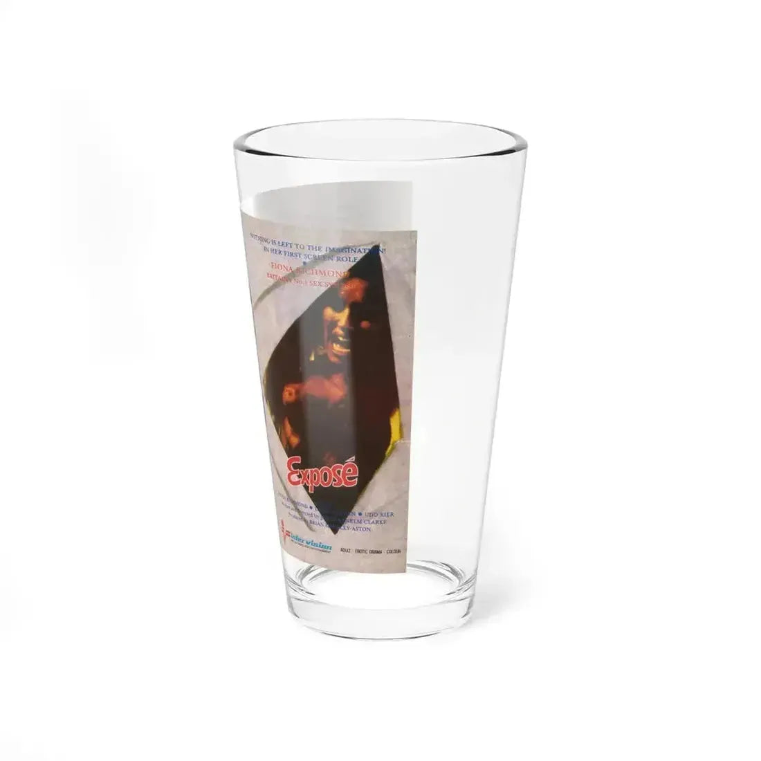 EXPOSE INTER VISION (VHS COVER) Pint Glass 16oz - Go Mug Yourself