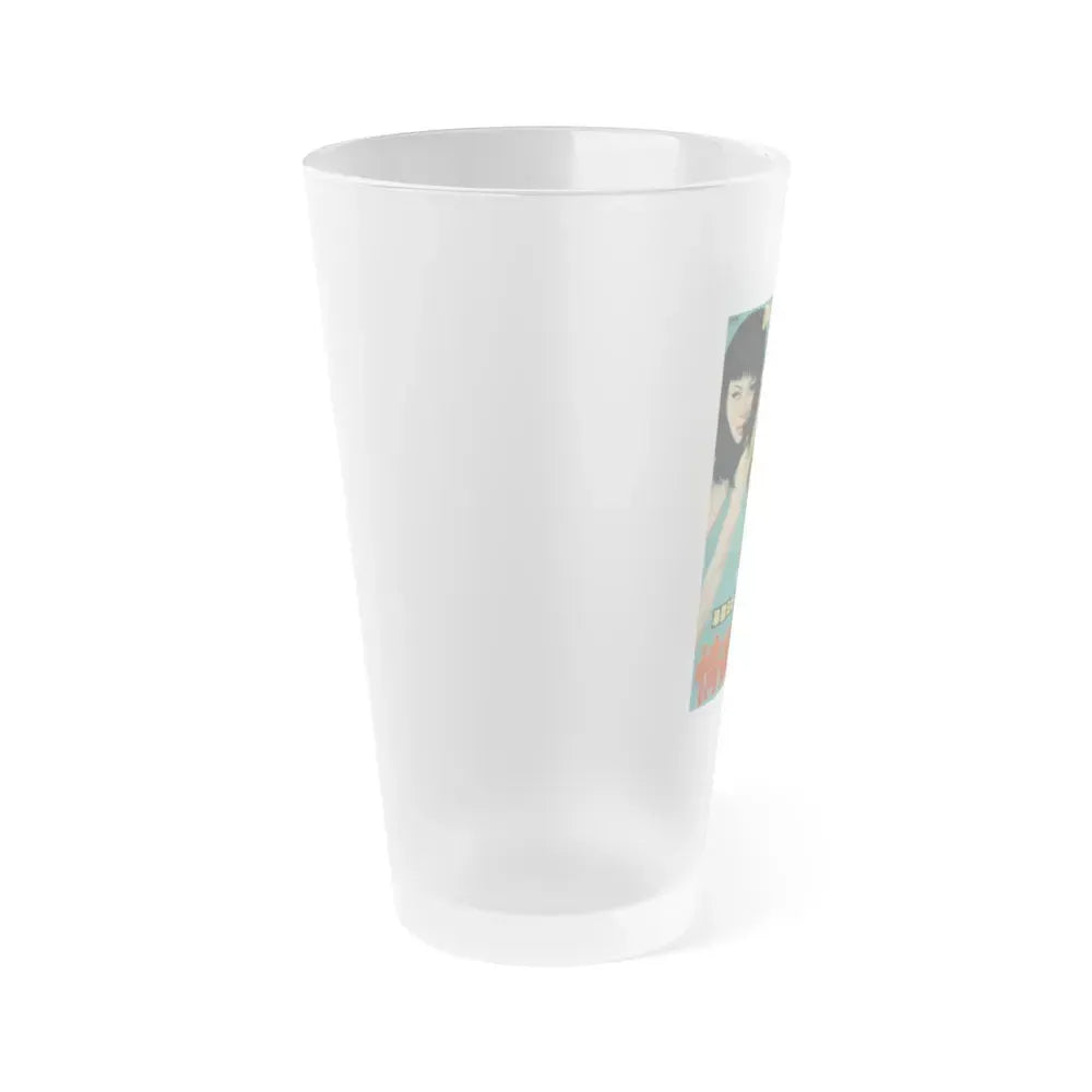 EXPOSURE DIARY SEASON OF LUST 1969 Movie Poster - Frosted Pint Glass 16oz - Go Mug Yourself