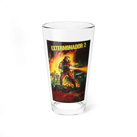 EXTERMINATOR 2 1984 Movie Poster - Pint Glass 16oz 16oz - Go Mug Yourself