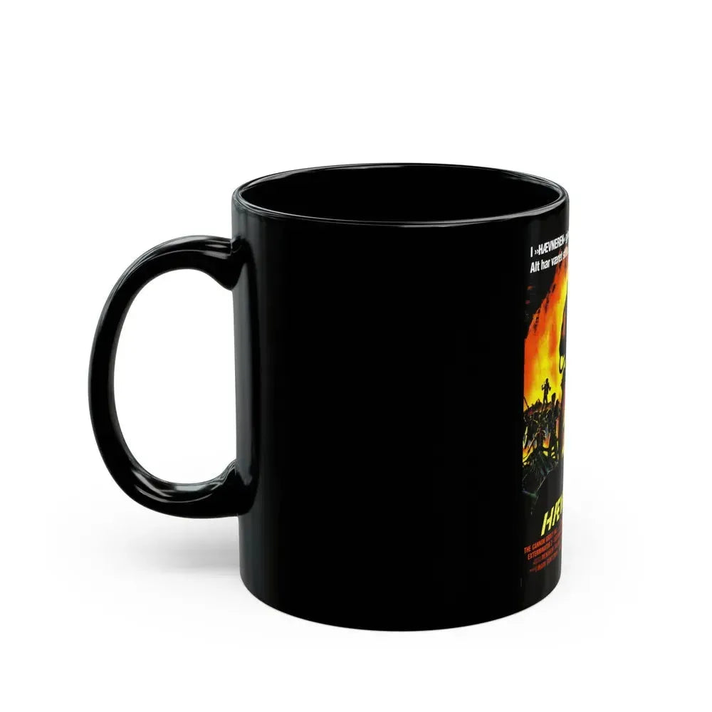 EXTERMINATOR II (DANISH) 1984 Movie Poster - Black Coffee Mug - Go Mug Yourself