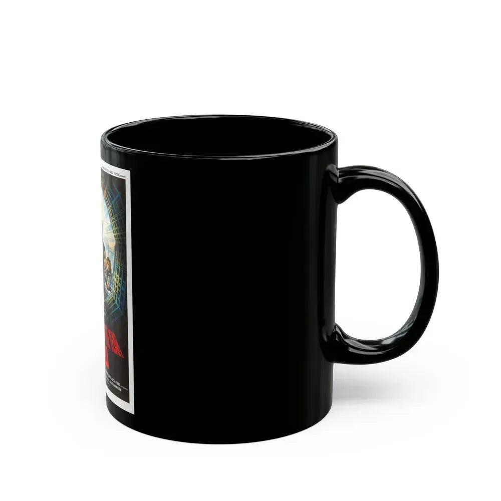 EXTERMINATORS OF THE YEAR 3000 1983 Movie Poster - Black Coffee Mug - Go Mug Yourself