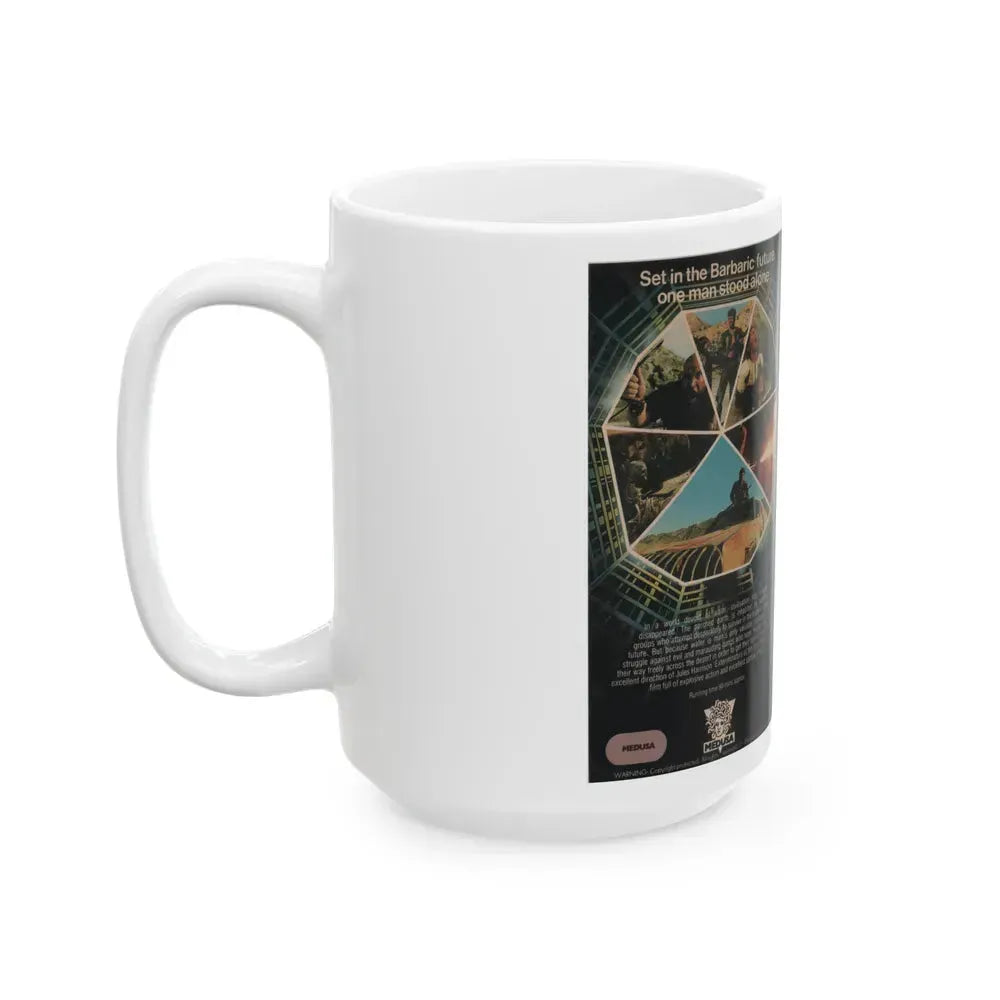 EXTERMINATORS OF THE YEAR 3000 (VHS COVER) - White Coffee Mug - Go Mug Yourself