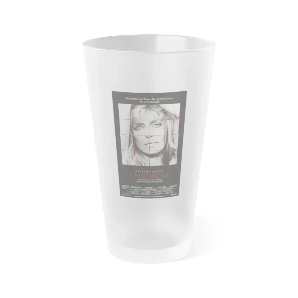EXTREMITIES 1966 Movie Poster - Frosted Pint Glass 16oz 16oz Frosted - Go Mug Yourself