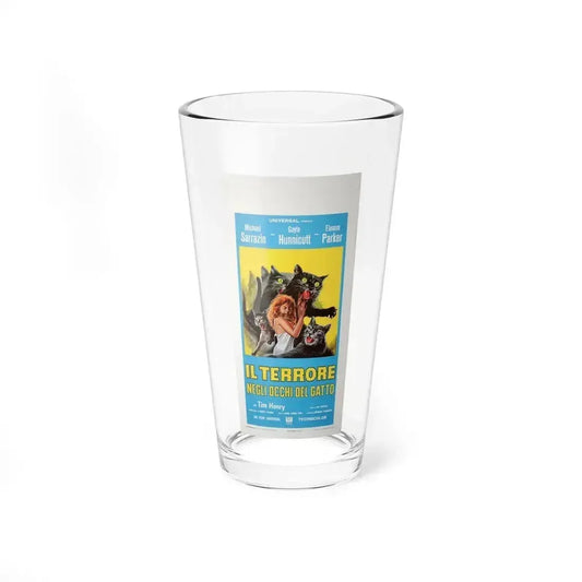 EYE OF THE CAT (ITALIAN) 1969 Movie Poster - Pint Glass 16oz 16oz - Go Mug Yourself