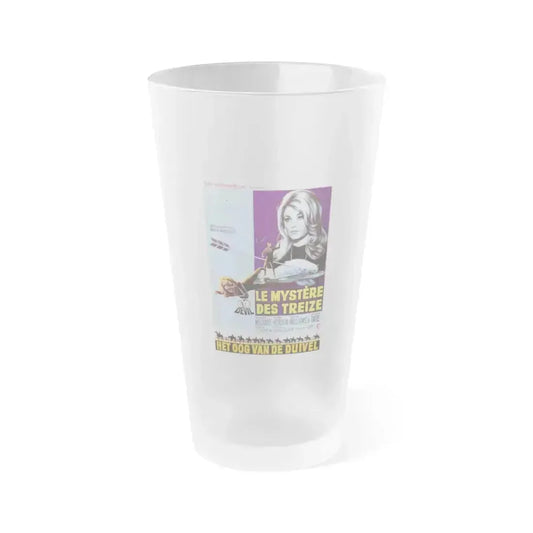 EYE OF THE DEVIL (BELGIAN) 1966 Movie Poster - Frosted Pint Glass 16oz 16oz Frosted - Go Mug Yourself