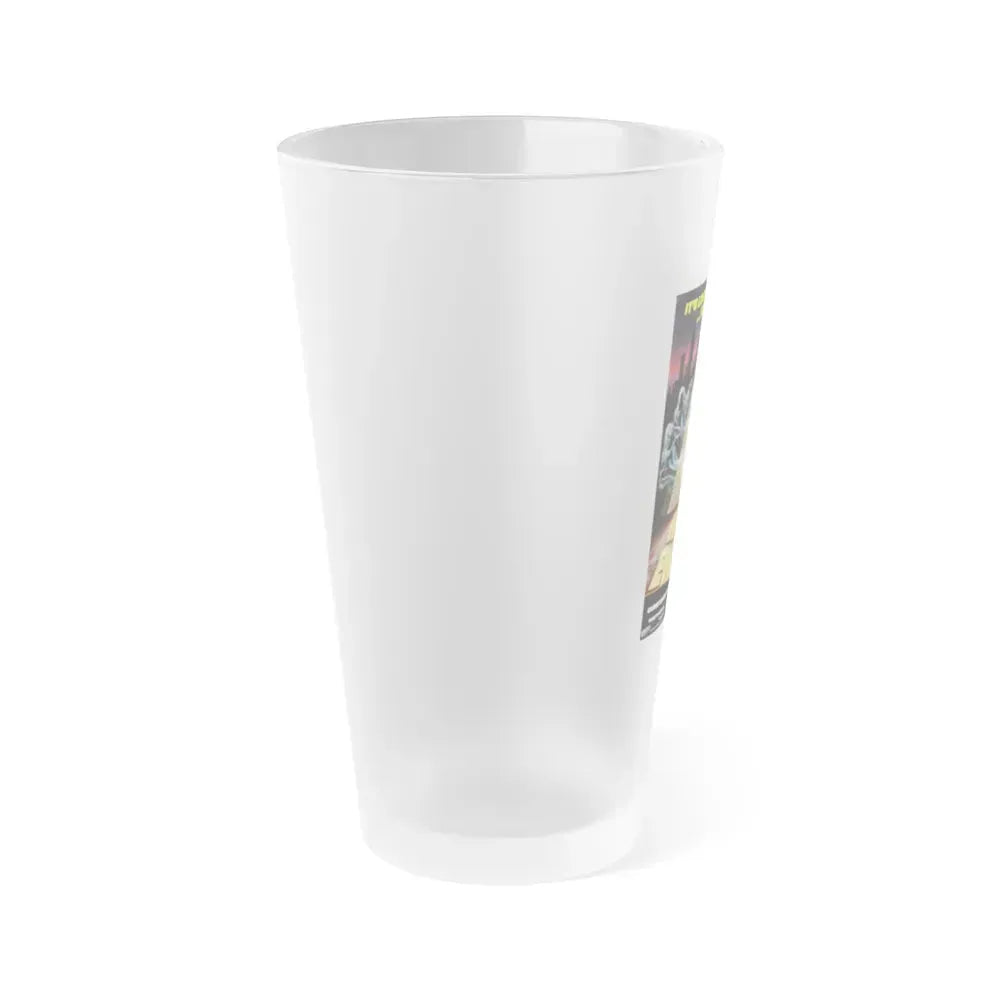 EYE OF THE EVIL DEAD (MANHATTAN BABY) 1982 Movie Poster - Frosted Pint Glass 16oz - Go Mug Yourself