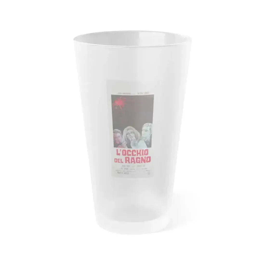 EYE OF THE SPIDER 1971 Movie Poster - Frosted Pint Glass 16oz 16oz Frosted - Go Mug Yourself