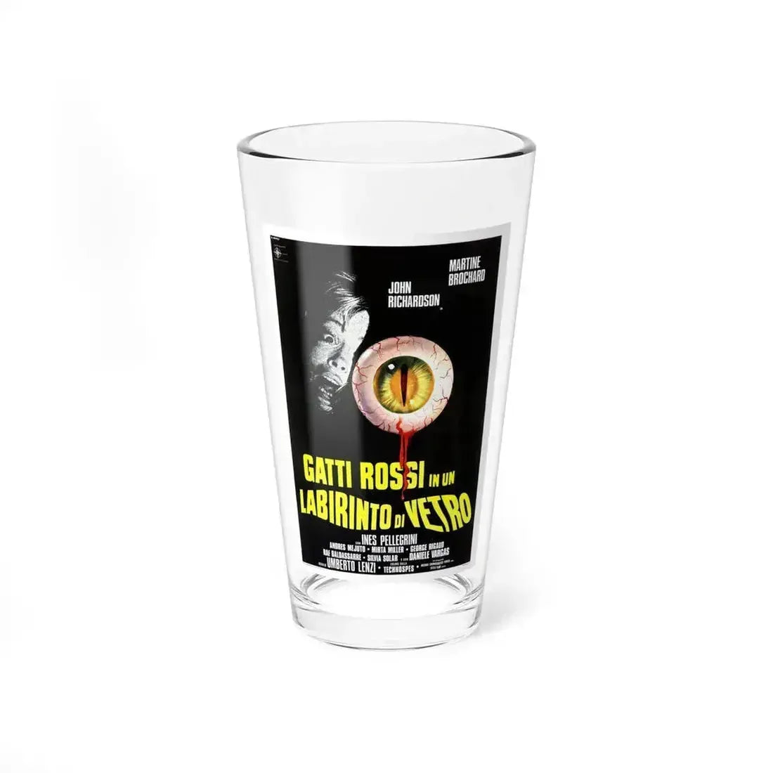 EYEBALL (ITALIAN) 1975 Movie Poster - Pint Glass 16oz 16oz - Go Mug Yourself