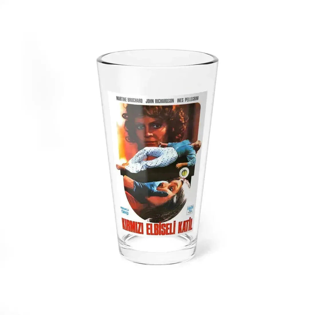 EYEBALL (TURKISH) 1975 Movie Poster - Pint Glass 16oz 16oz - Go Mug Yourself