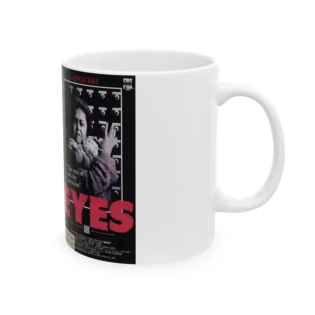 EYES JAPAN (VHS COVER) - White Coffee Mug - Go Mug Yourself