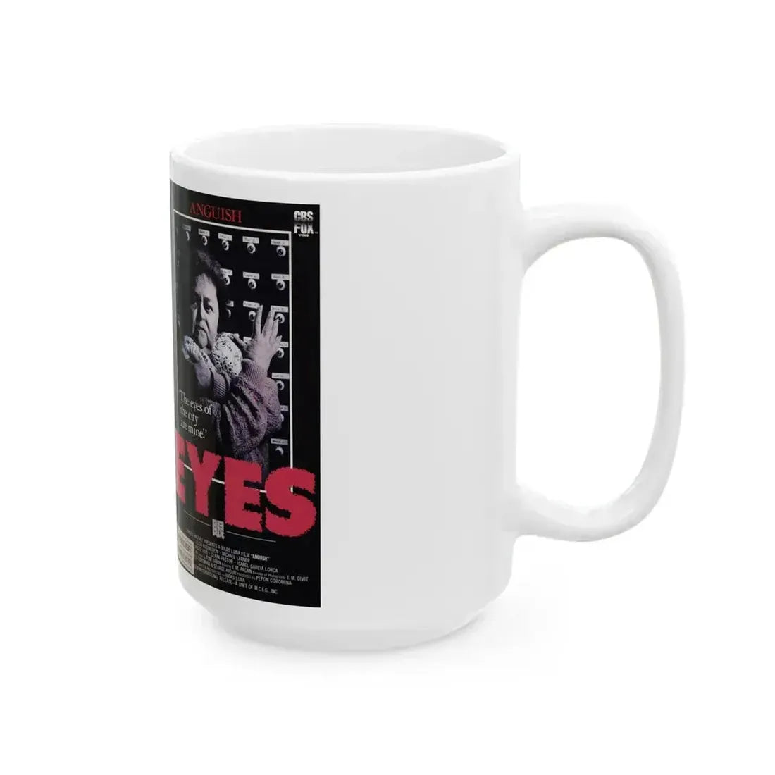 EYES JAPAN (VHS COVER) - White Coffee Mug - Go Mug Yourself
