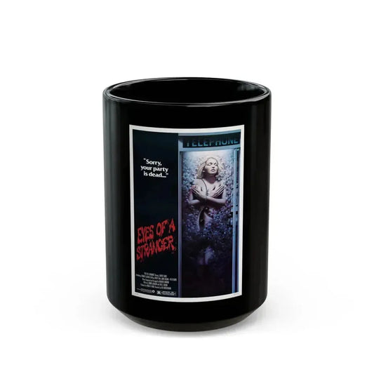 EYES OF A STRANGER 1981 Movie Poster - Black Coffee Mug 15oz - Go Mug Yourself